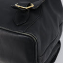 GUCCI Bamboo Backpack Leather Black Gold 003 2058 0016 Auth fm5437-18