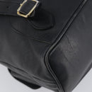 GUCCI Bamboo Backpack Leather Black Gold 003 2058 0016 Auth fm5437-9
