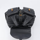 GUCCI Bamboo Backpack Leather Black Gold 003 2058 0016 Auth fm5437-10