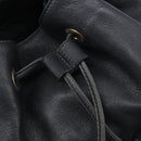 GUCCI Bamboo Backpack Leather Black Gold 003 2058 0016 Auth fm5437-21