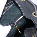 GUCCI Bamboo Backpack Leather Black Gold 003 2058 0016 Auth fm5437-25
