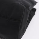 PRADA Chain Shoulder Bag Nylon Black Silver Auth fm5438-14