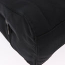 PRADA Chain Shoulder Bag Nylon Black Silver Auth fm5438-15