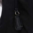 PRADA Chain Shoulder Bag Nylon Black Silver Auth fm5438-17