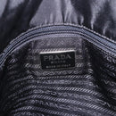 PRADA Chain Shoulder Bag Nylon Black Silver Auth fm5438-10