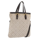 LOUIS VUITTON Monogram Mini Francoise Tote Bag 2way Khaki M92209 LV Auth fm5439-1