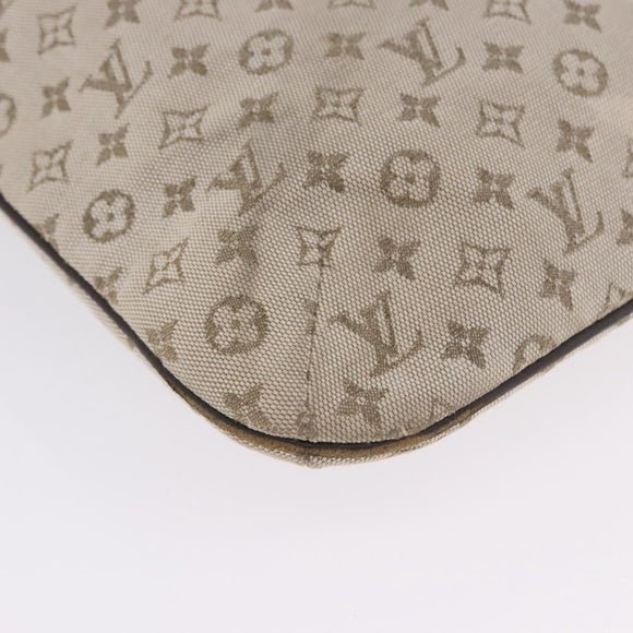 LOUIS VUITTON Monogram Mini Francoise Tote Bag 2way Khaki M92209 LV Auth fm5439