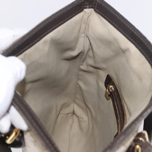 LOUIS VUITTON Monogram Mini Francoise Tote Bag 2way Khaki M92209 LV Auth fm5439