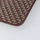 Christian Dior Trotter Canvas Chain Shoulder Bag Red Gold Auth fm5440-18