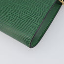 LOUIS VUITTON Epi Pochette Accessoires Pouch Green M52984 LV Auth fm5443-16