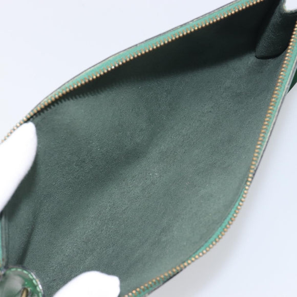 LOUIS VUITTON Epi Pochette Accessoires Pouch Green M52984 LV Auth fm5443
