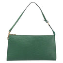 LOUIS VUITTON Epi Pochette Accessoires Pouch Green M52984 LV Auth fm5443-13