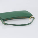 LOUIS VUITTON Epi Pochette Accessoires Pouch Green M52984 LV Auth fm5443-7