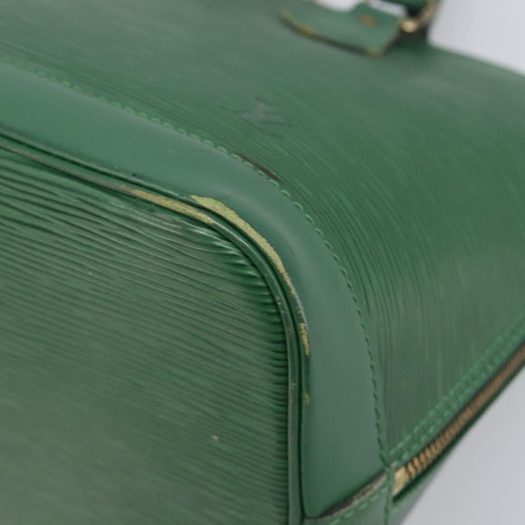 LOUIS VUITTON Epi Alma Hand Bag Borneo Green M52144 LV Auth fm5444