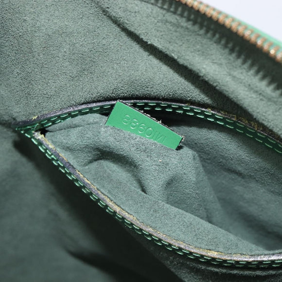 LOUIS VUITTON Epi Alma Hand Bag Borneo Green M52144 LV Auth fm5444