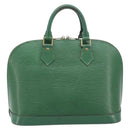 LOUIS VUITTON Epi Alma Hand Bag Borneo Green M52144 LV Auth fm5444-2