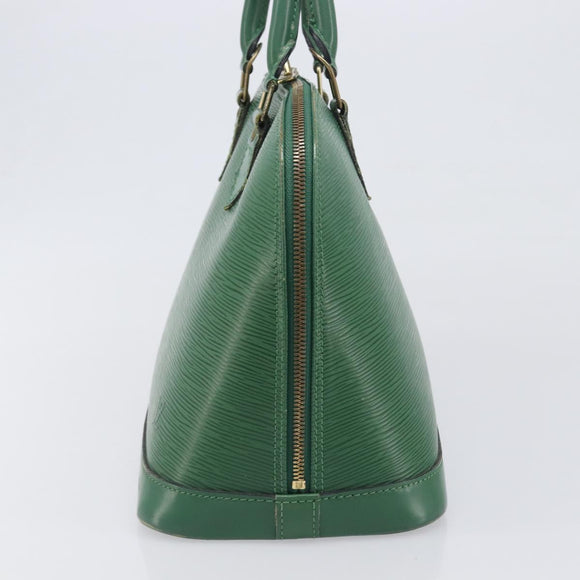 LOUIS VUITTON Epi Alma Hand Bag Borneo Green M52144 LV Auth fm5444
