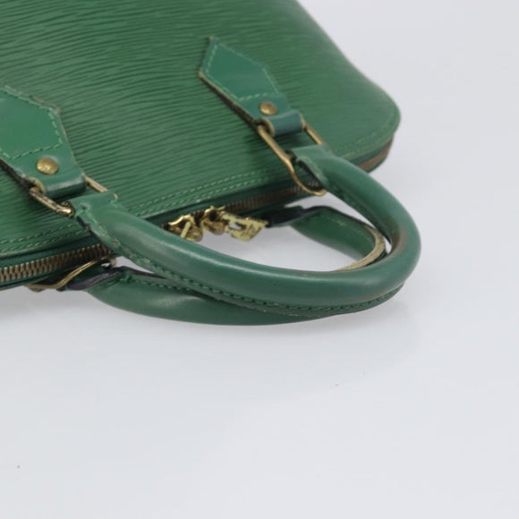 LOUIS VUITTON Epi Alma Hand Bag Borneo Green M52144 LV Auth fm5444