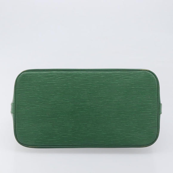 LOUIS VUITTON Epi Alma Hand Bag Borneo Green M52144 LV Auth fm5444
