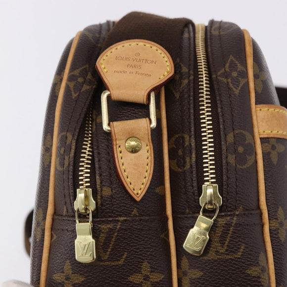 LOUIS VUITTON Monogram Reporter PM Shoulder Bag M45254 LV Auth fm5446A
