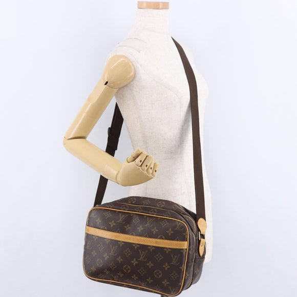 LOUIS VUITTON Monogram Reporter PM Shoulder Bag M45254 LV Auth fm5446A