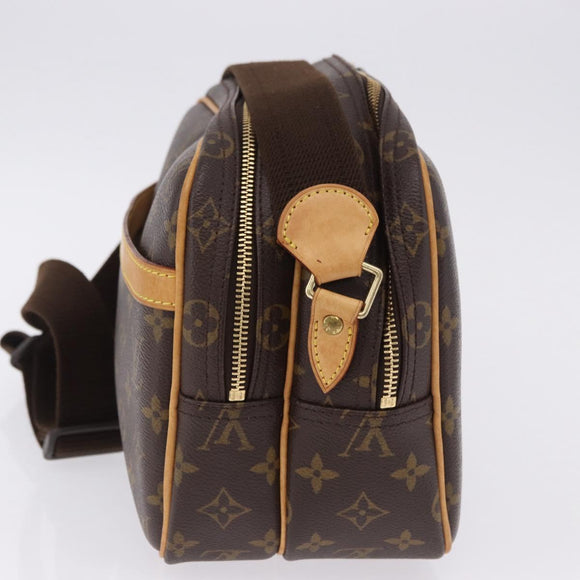 LOUIS VUITTON Monogram Reporter PM Shoulder Bag M45254 LV Auth fm5446A