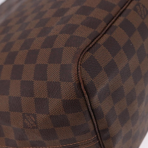 LOUIS VUITTON Damier Ebene Neverfull GM Tote Bag N51106 LV Auth fm5448V