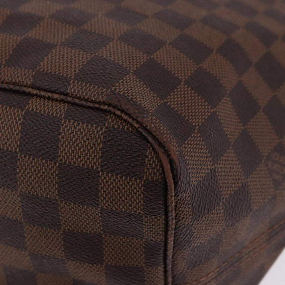 LOUIS VUITTON Damier Ebene Neverfull GM Tote Bag N51106 LV Auth fm5448V