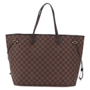 LOUIS VUITTON Damier Ebene Neverfull GM Tote Bag N51106 LV Auth fm5448V-13