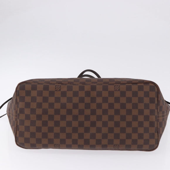 LOUIS VUITTON Damier Ebene Neverfull GM Tote Bag N51106 LV Auth fm5448V