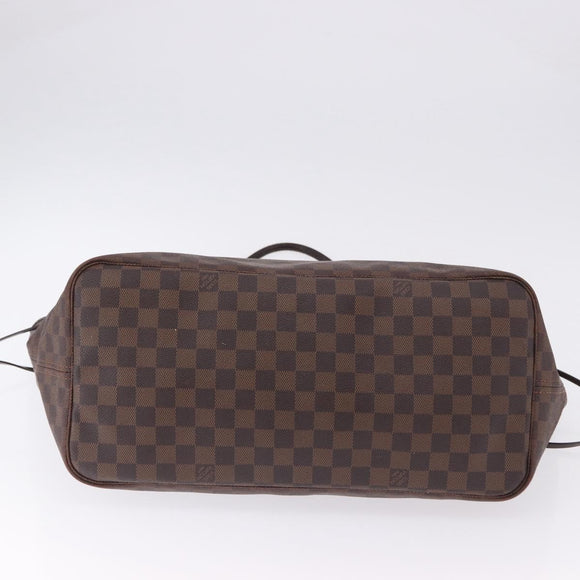 LOUIS VUITTON Damier Ebene Neverfull GM Tote Bag N51106 LV Auth fm5449