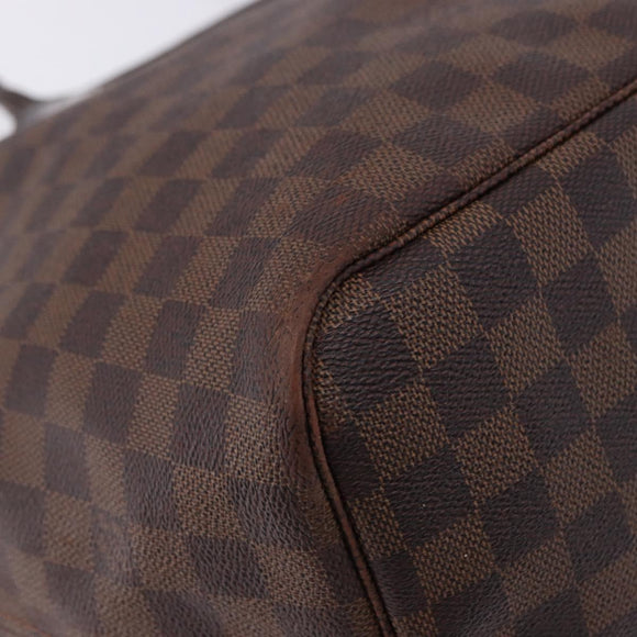 LOUIS VUITTON Damier Ebene Neverfull GM Tote Bag N51106 LV Auth fm5449