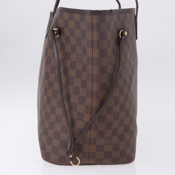 LOUIS VUITTON Damier Ebene Neverfull GM Tote Bag N51106 LV Auth fm5449