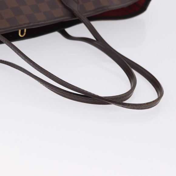 LOUIS VUITTON Damier Ebene Neverfull GM Tote Bag N51106 LV Auth fm5449