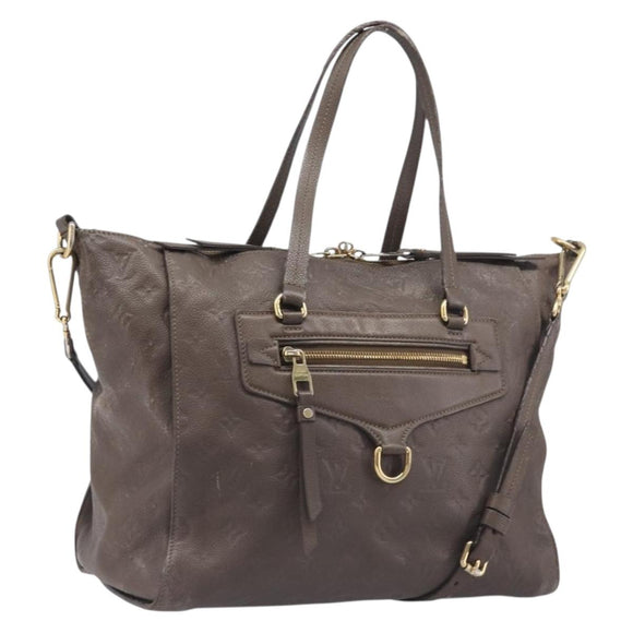 LOUIS VUITTON LumineusePM Hand Bag 2way Bag Brown Ombre M93409 LV Auth fm5452