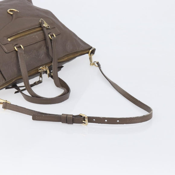 LOUIS VUITTON LumineusePM Hand Bag 2way Bag Brown Ombre M93409 LV Auth fm5452