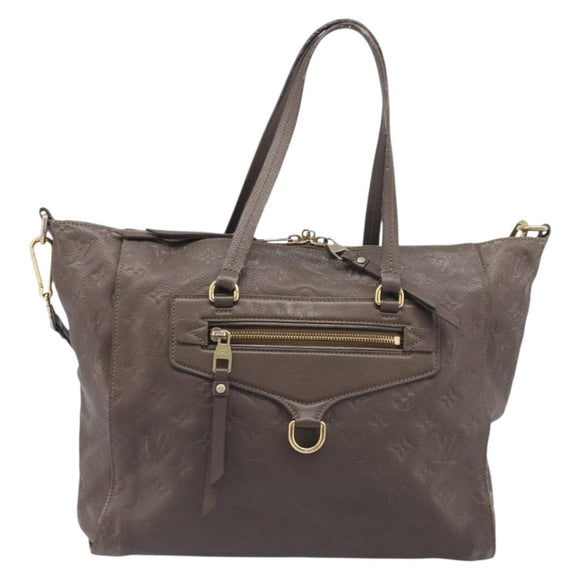 LOUIS VUITTON LumineusePM Hand Bag 2way Bag Brown Ombre M93409 LV Auth fm5452