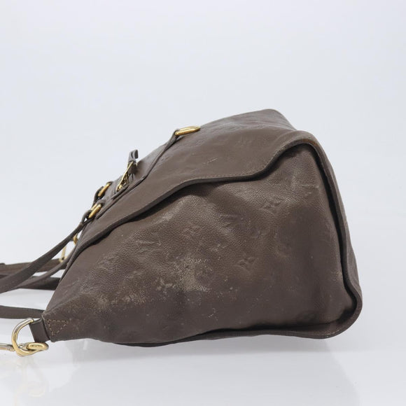 LOUIS VUITTON LumineusePM Hand Bag 2way Bag Brown Ombre M93409 LV Auth fm5452