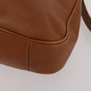 GUCCI Bamboo Shoulder Bag Leather 2way Brown Gold 001 1577 2615 Auth fm5455-12