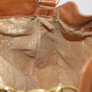 GUCCI Bamboo Shoulder Bag Leather 2way Brown Gold 001 1577 2615 Auth fm5455-17