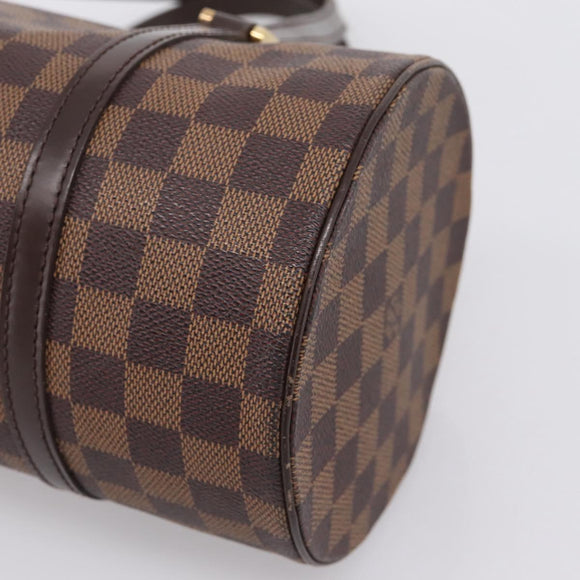 LOUIS VUITTON Damier Ebene Papillon 30 Hand Bag N51303 LV Auth fm5460