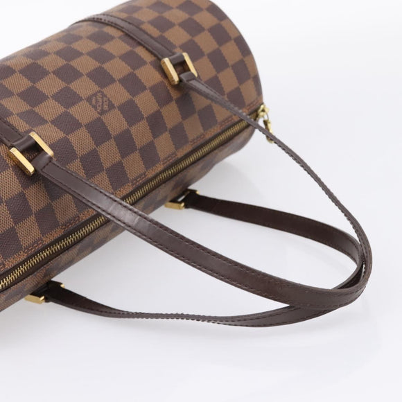 LOUIS VUITTON Damier Ebene Papillon 30 Hand Bag N51303 LV Auth fm5460