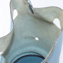 HERMES Manjoire Shoulder Bag Leather Light Blue Silver Auth fm5461A-21