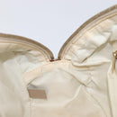 CHANEL New Travel Line Tote Bag Nylon Beige Gold CC Auth fm5462-21