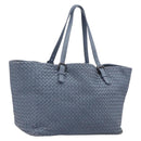 Bottega Veneta INTRECCIATO Tote Bag Leather Blue Auth fm5463-1