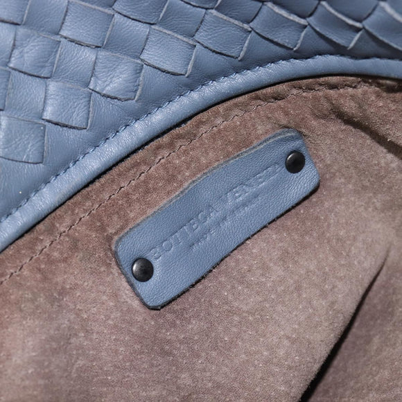 Bottega Veneta INTRECCIATO Tote Bag Leather Blue Auth fm5463
