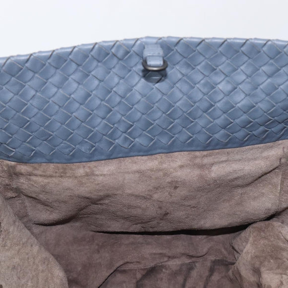 Bottega Veneta INTRECCIATO Tote Bag Leather Blue Auth fm5463