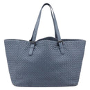 Bottega Veneta INTRECCIATO Tote Bag Leather Blue Auth fm5463-3