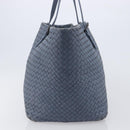 Bottega Veneta INTRECCIATO Tote Bag Leather Blue Auth fm5463-4