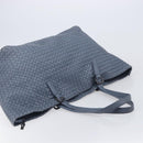 Bottega Veneta INTRECCIATO Tote Bag Leather Blue Auth fm5463-6